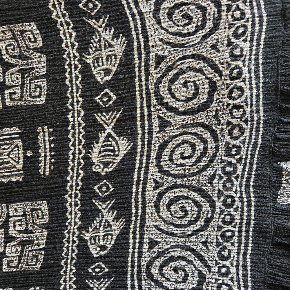 Bila Women's Sleeveless Grecian Motif Print Midi/Maxi Dress Large Resort Wear - Picture 6 of 7